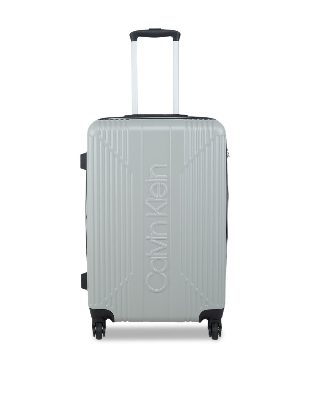 Calvin Klein The Standard Range Silver Hard Medium Suitcase Price in India