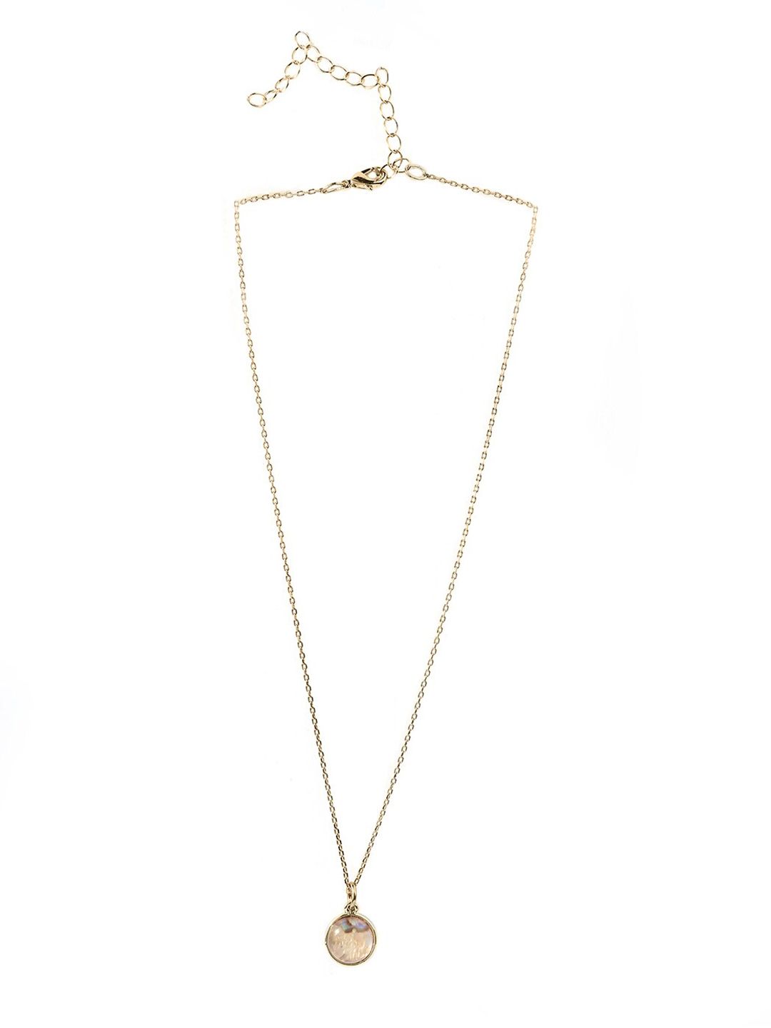 Lilly & sparkle Gold-Toned 6 Changable Pendant Chain Price in India