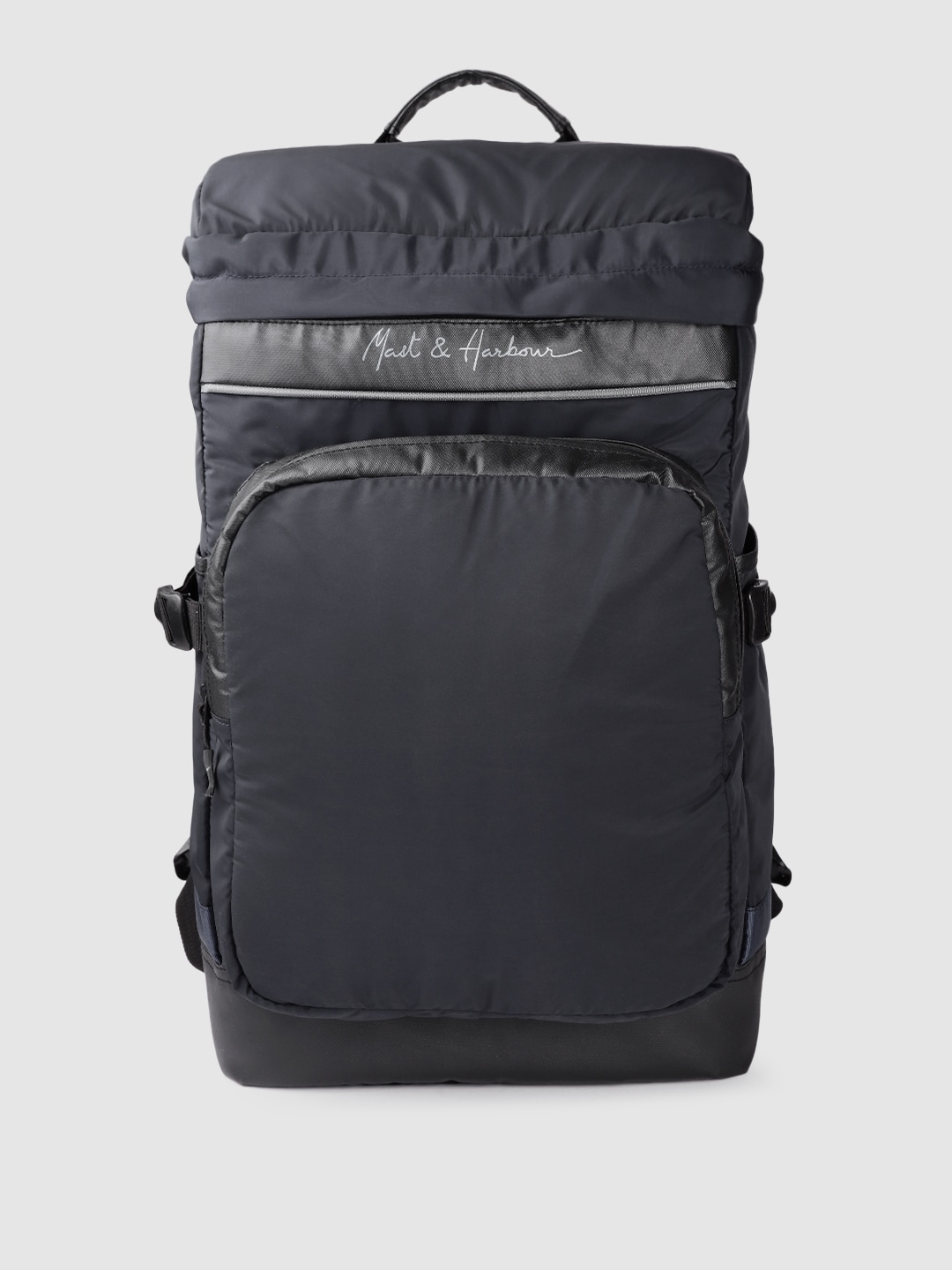 Mast & Harbour Unisex Navy Blue Solid Backpack 20.8 L Price in India