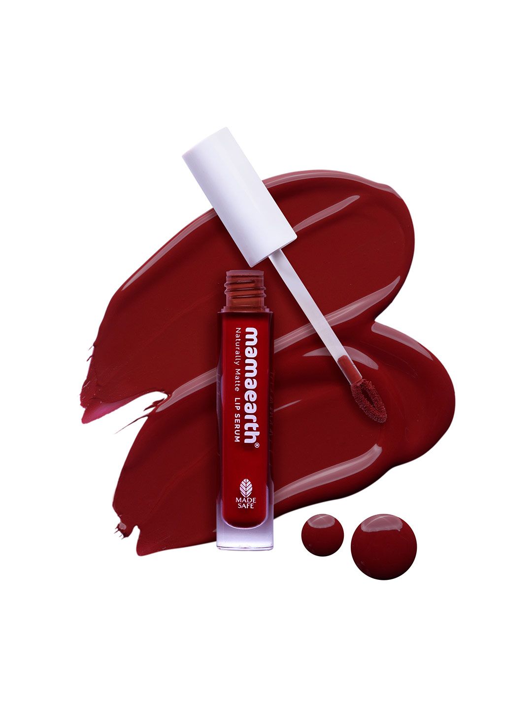 Mamaearth Naturally Matte Lip Serum - Matte Liquid Lipstick with Vitamin C - Chirpy Cherry Price in India