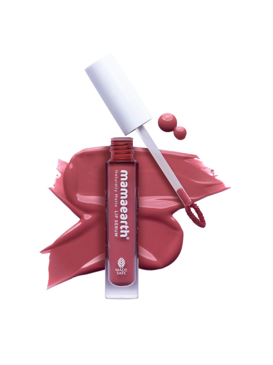 Mamaearth Naturally Matte Lip Serum - Matte Liquid Lipstick with Vitamin C - Rosy Nude Price in India