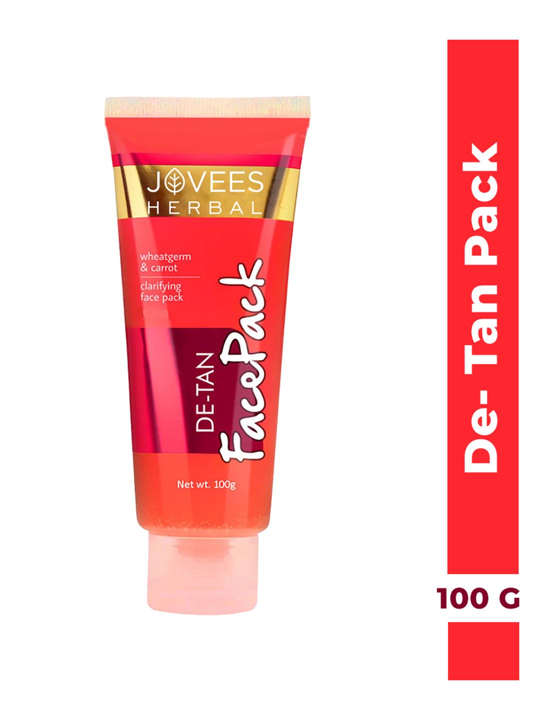 Jovees De-Tan Face Pack For Tan Removal Skin Revitalization Bright & Glowing Skin - 100 g