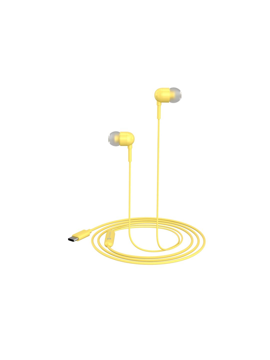Portronics Yellow Solid In-Ear Wired Earphones With Mic Price in India