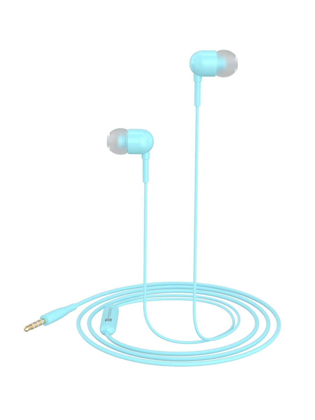 Portronics Blue Solid Conch 50 In-Ear Wired Earphone Price in India