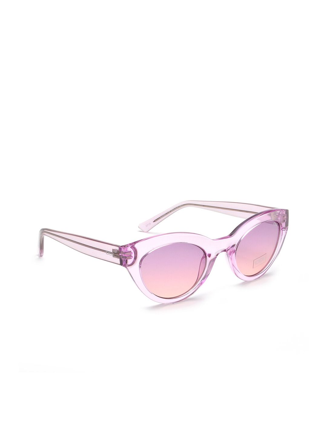 IDEE Women Pink Lens & Pink Cateye Sunglasses with Polarised Lens IDS2582C4SG Price in India