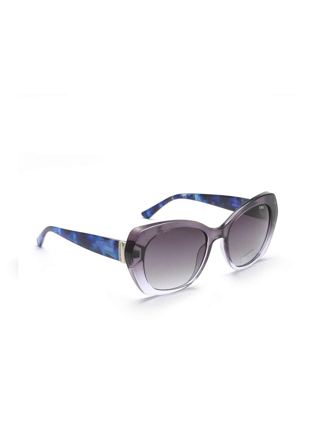 IDEE Women Grey Full Rim Polarised Wayfarer Sunglasses Price in India