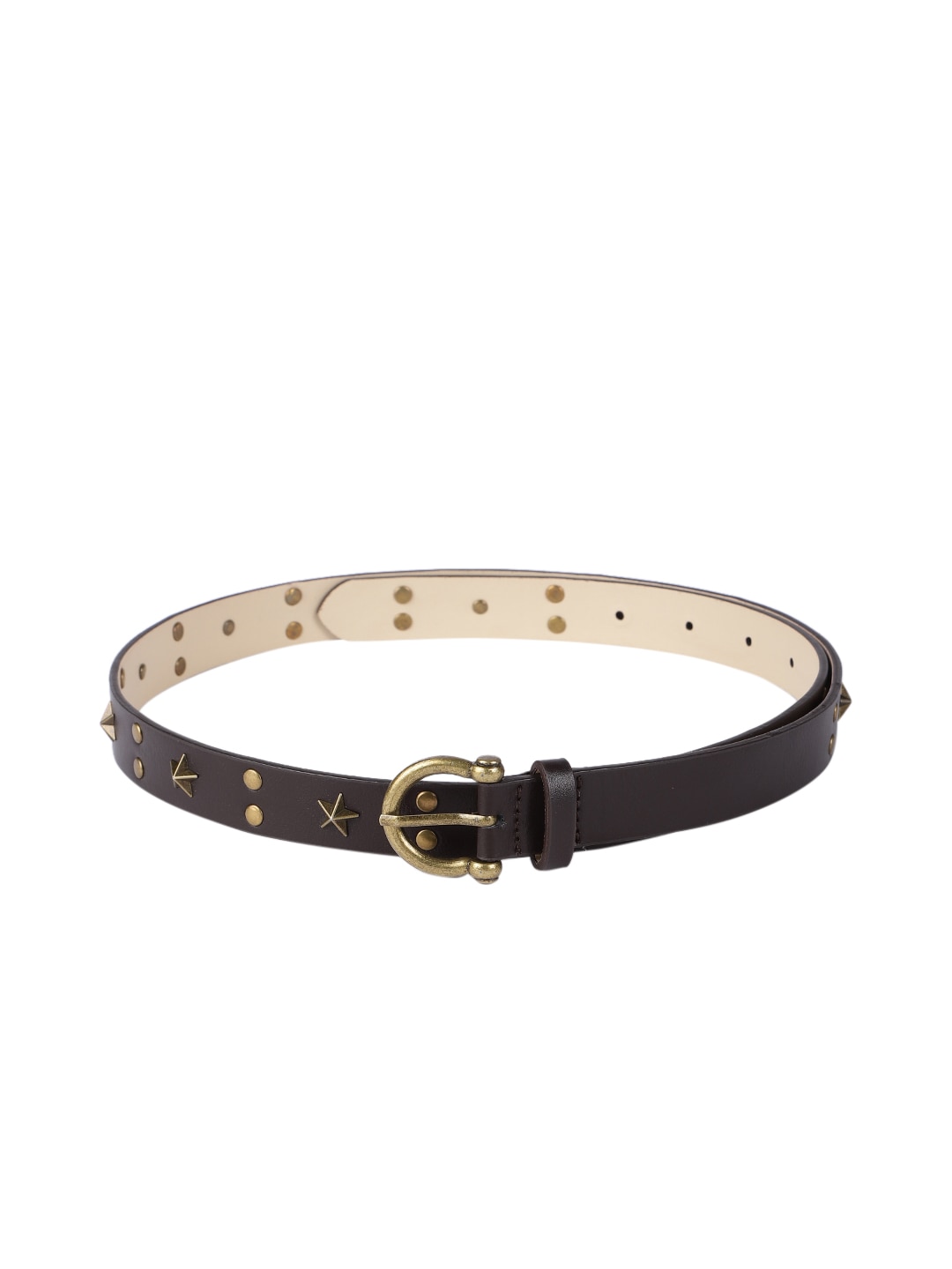 The Roadster Lifestyle Co Women Brown Embellished Belt Price in India