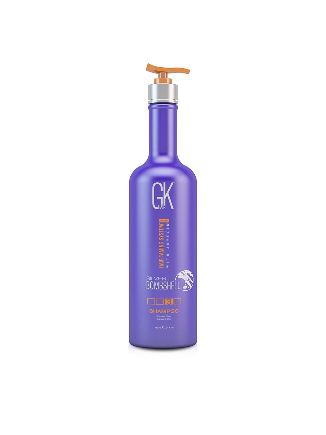 GK HAIR Taming System with Juvexin Global Keratin Silver Bombshell Shampoo 710 ml Price in India