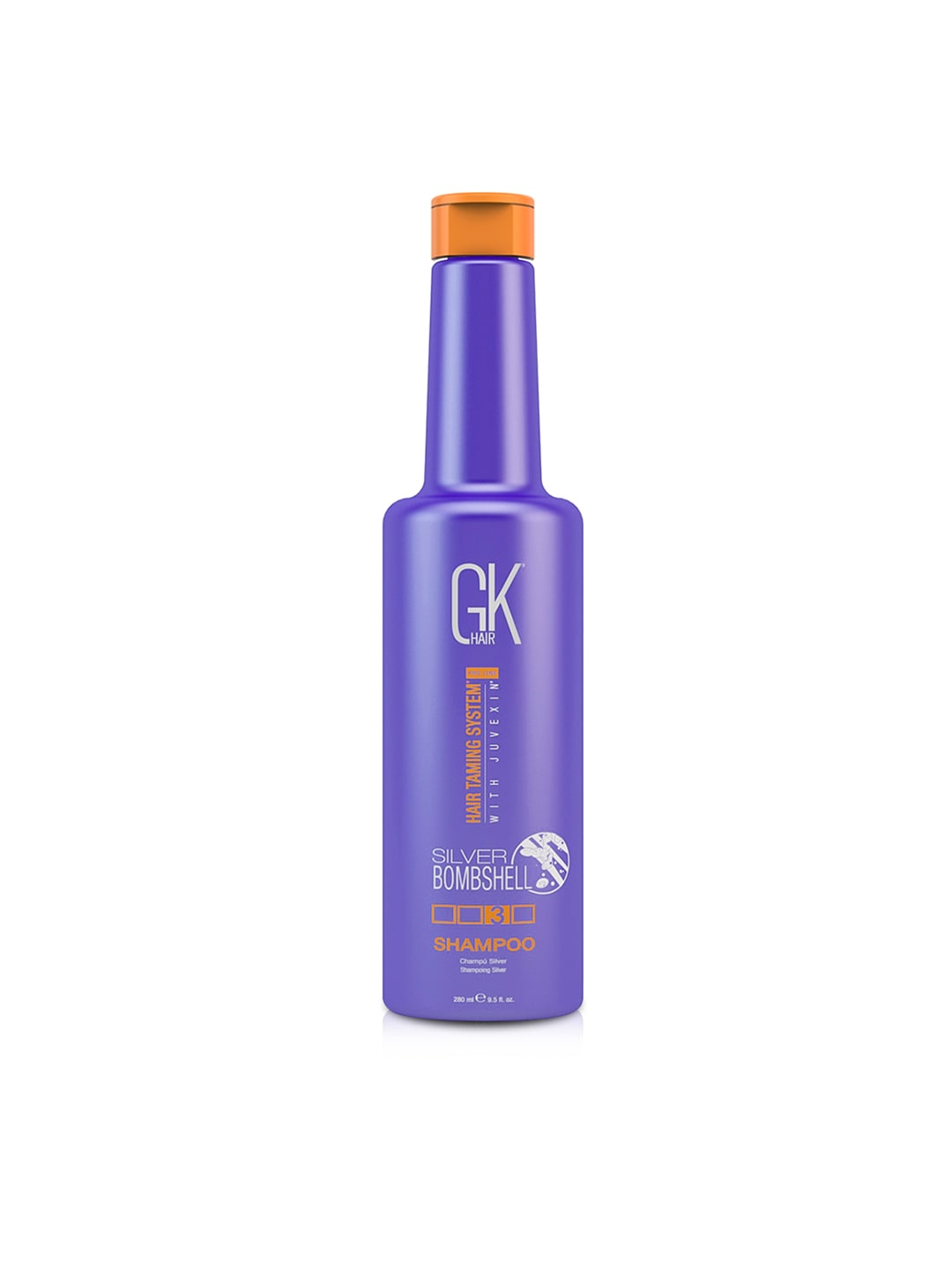 GK HAIR Taming System with Juvexin Global Keratin Silver Bombshell Shampoo 280 ml Price in India