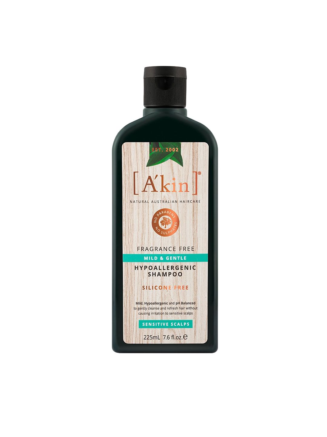 Akin Fragrance Free Mild & Gentle Hypoallergenic & pH Balanced Natural Shampoo 225 ml Price in India