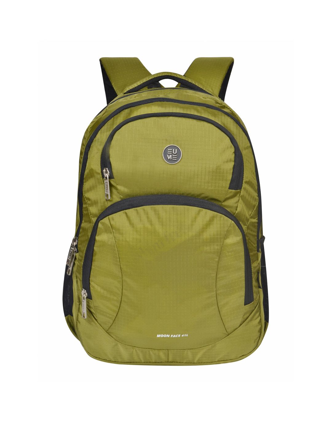 EUME Adult Green & Black Backpack Price in India