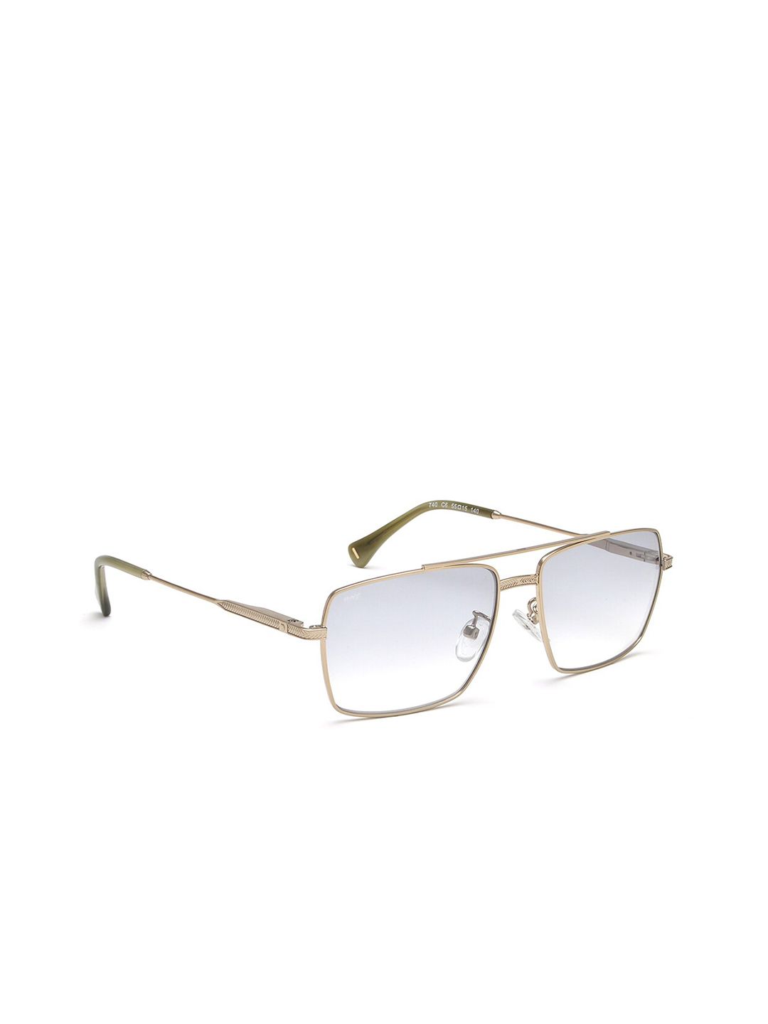 Image Men Blue Polarised Rectangle Sunglasses IMS740C6SG