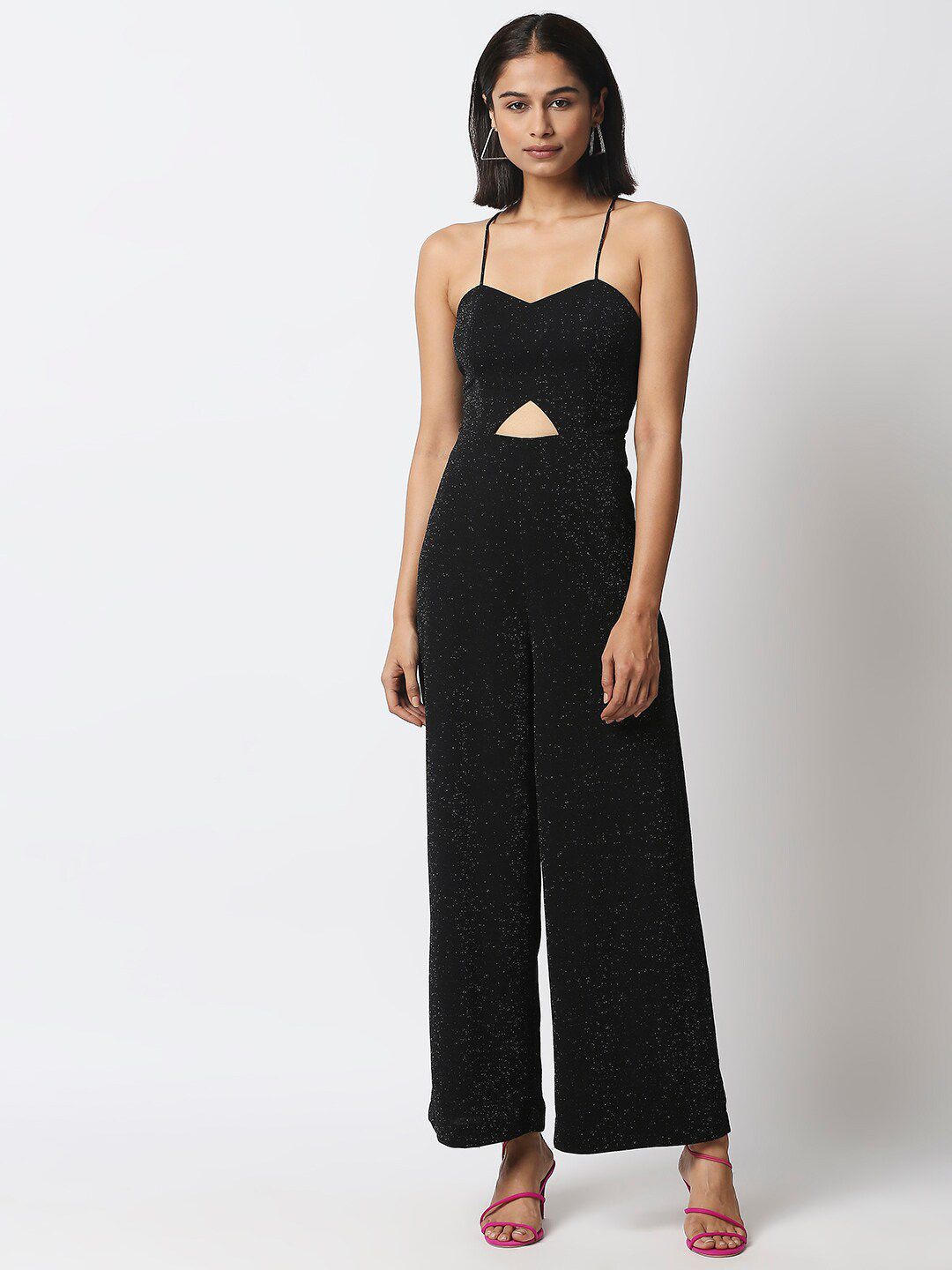 20Dresses Black Basic Jumpsuit Price in India