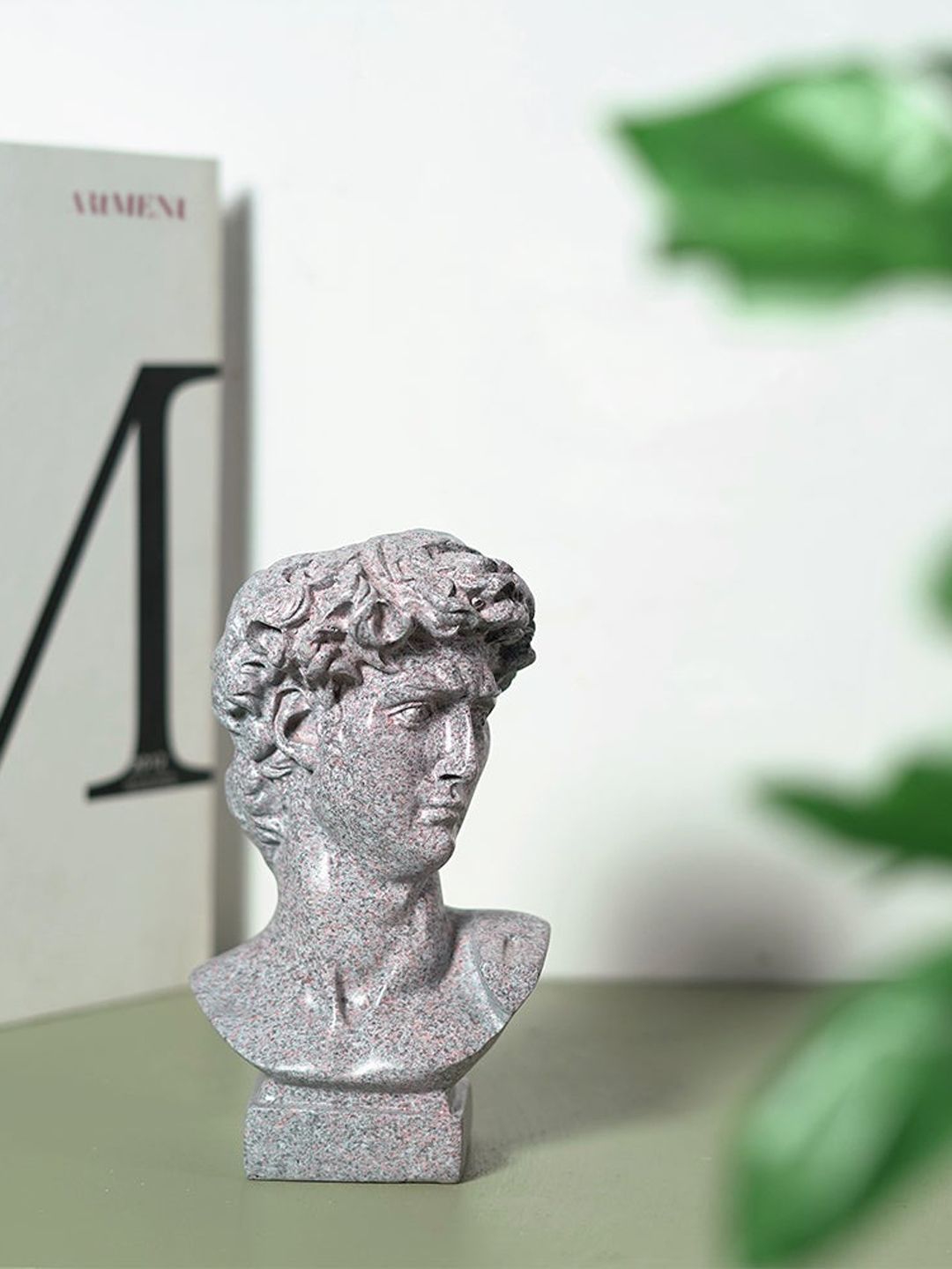 THE ARTMENT Grey European Sculpture Table Planter Price in India