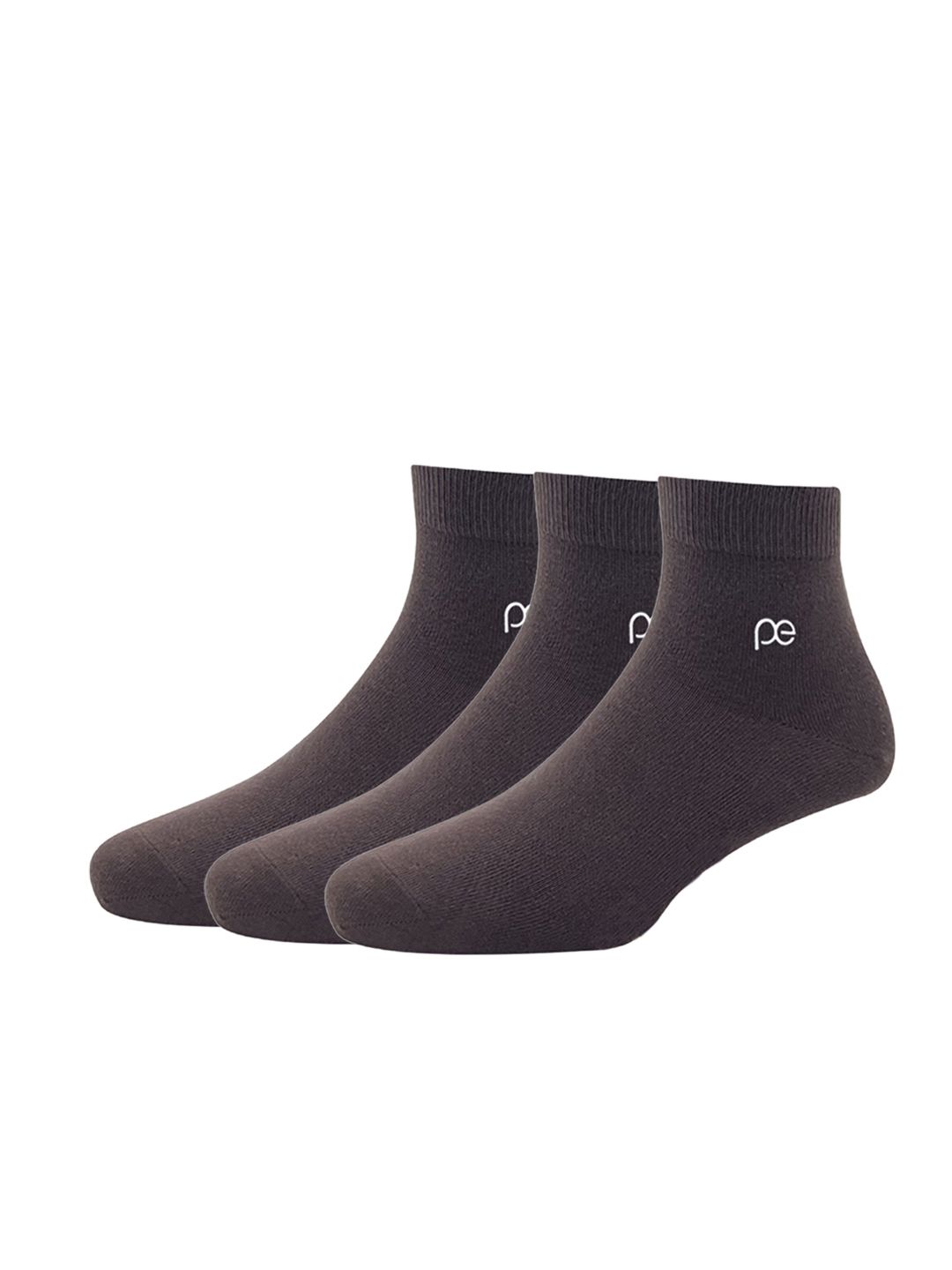 Peter England Men Brown Pack of 3 Cotton Full Length Socks