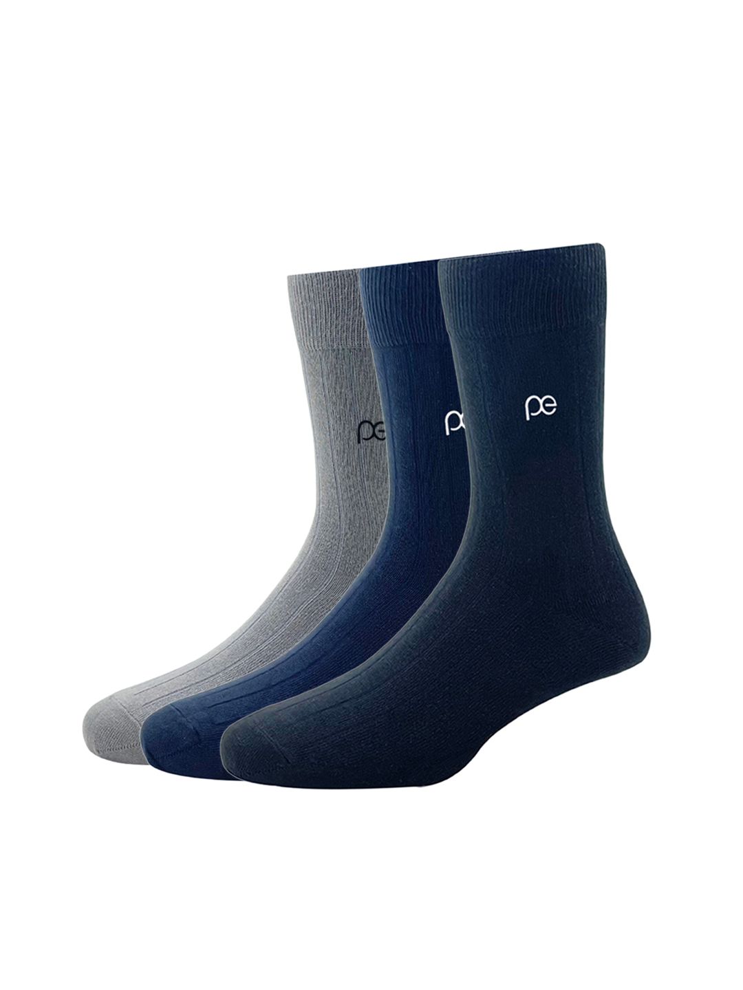 Peter England Men Pack of 3 Calf Length Socks