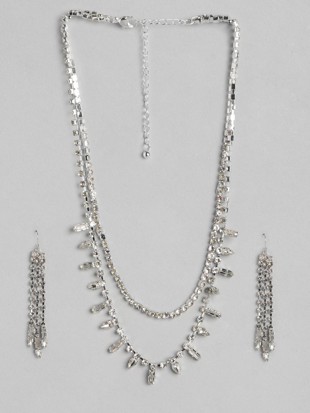 Forever New Silver-Plated Necklace Price in India