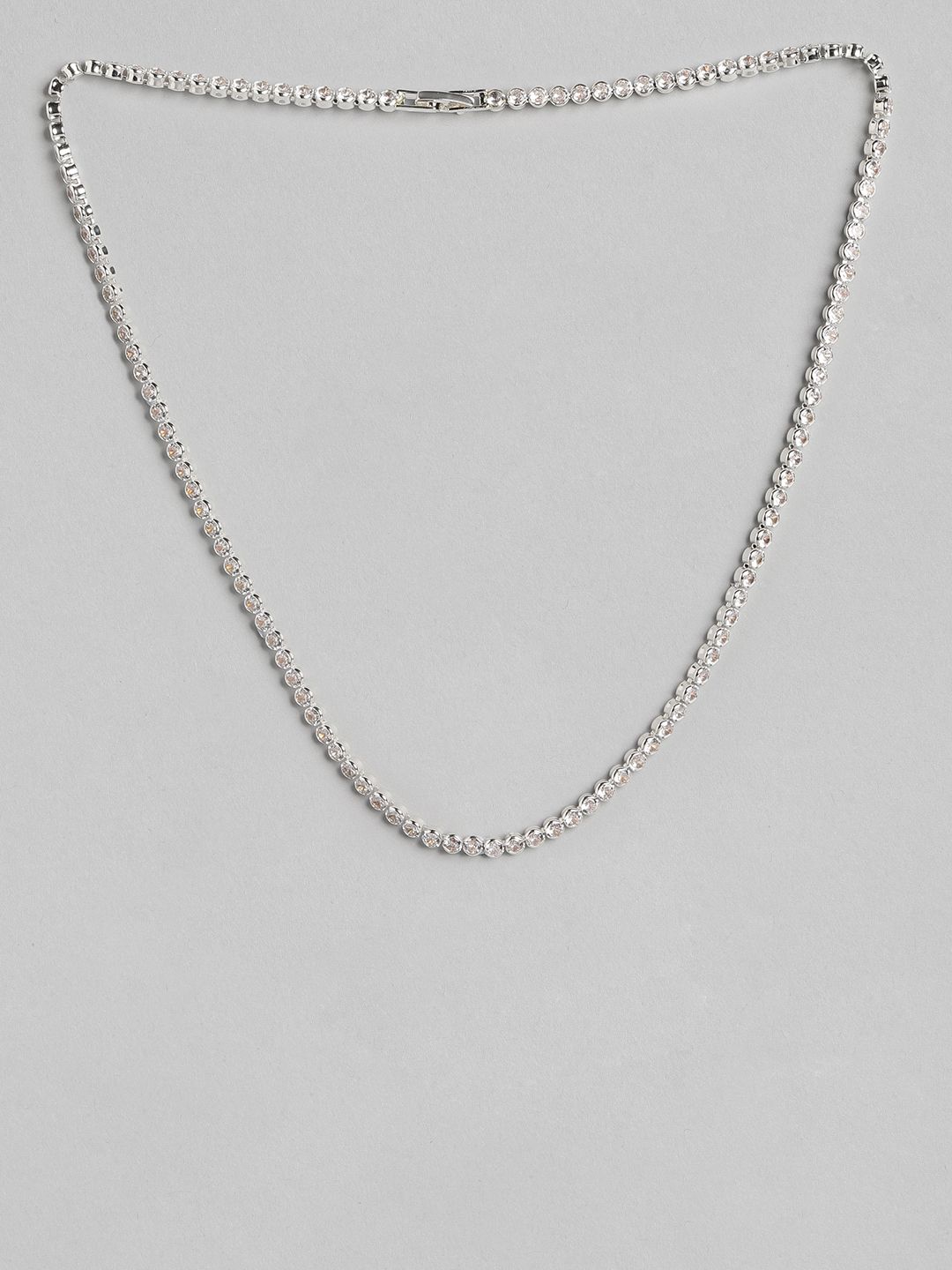 Forever New Silver-Toned Silver-Plated Chain Price in India