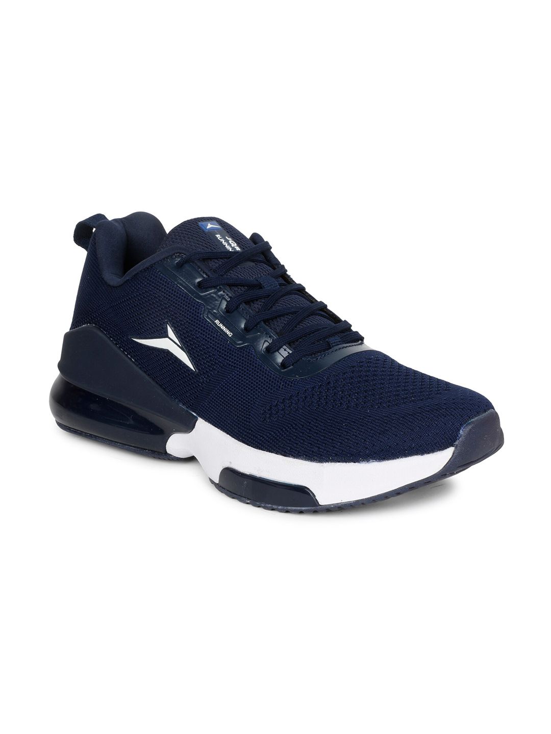 JQR Men Navy Blue Mesh Running Shoes
