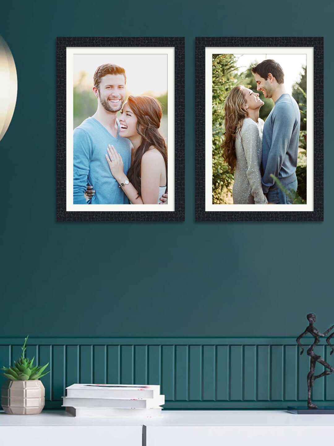 Art Street Set Of 2 Black Wall Photo Frames Price in India