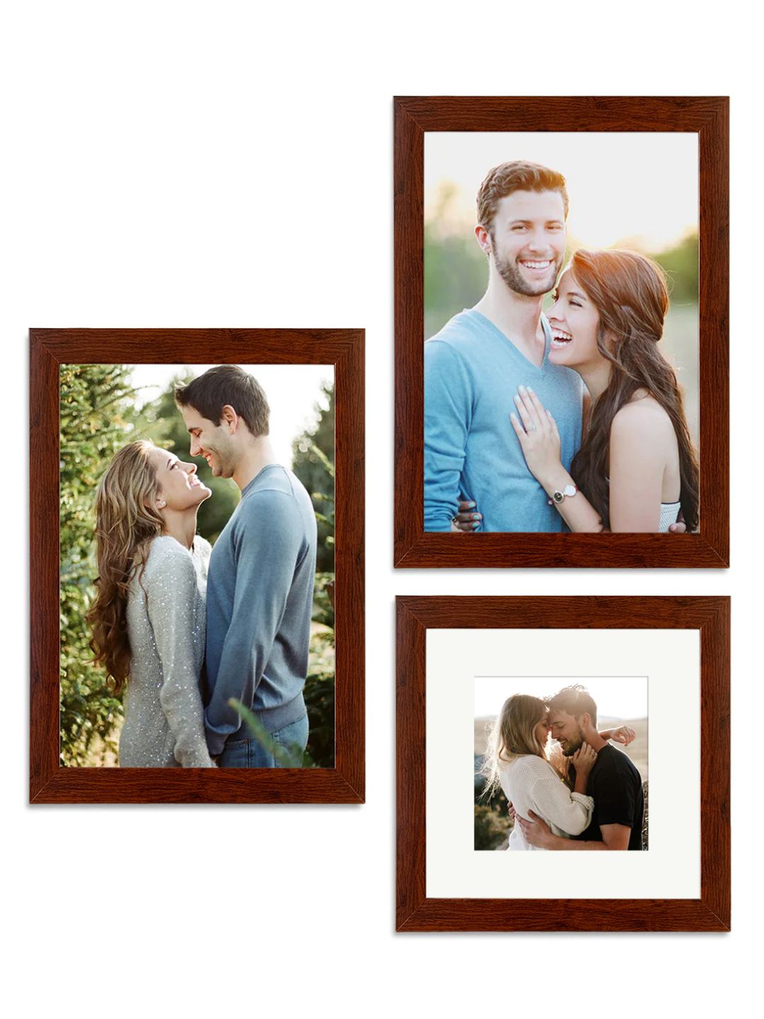 Buy Art Street Set Of 3 Maroon Solid Wall Photo Frames - Photo Buy Art Street Set Of 3 Maroon Solid Wall Photo Frames - Photo