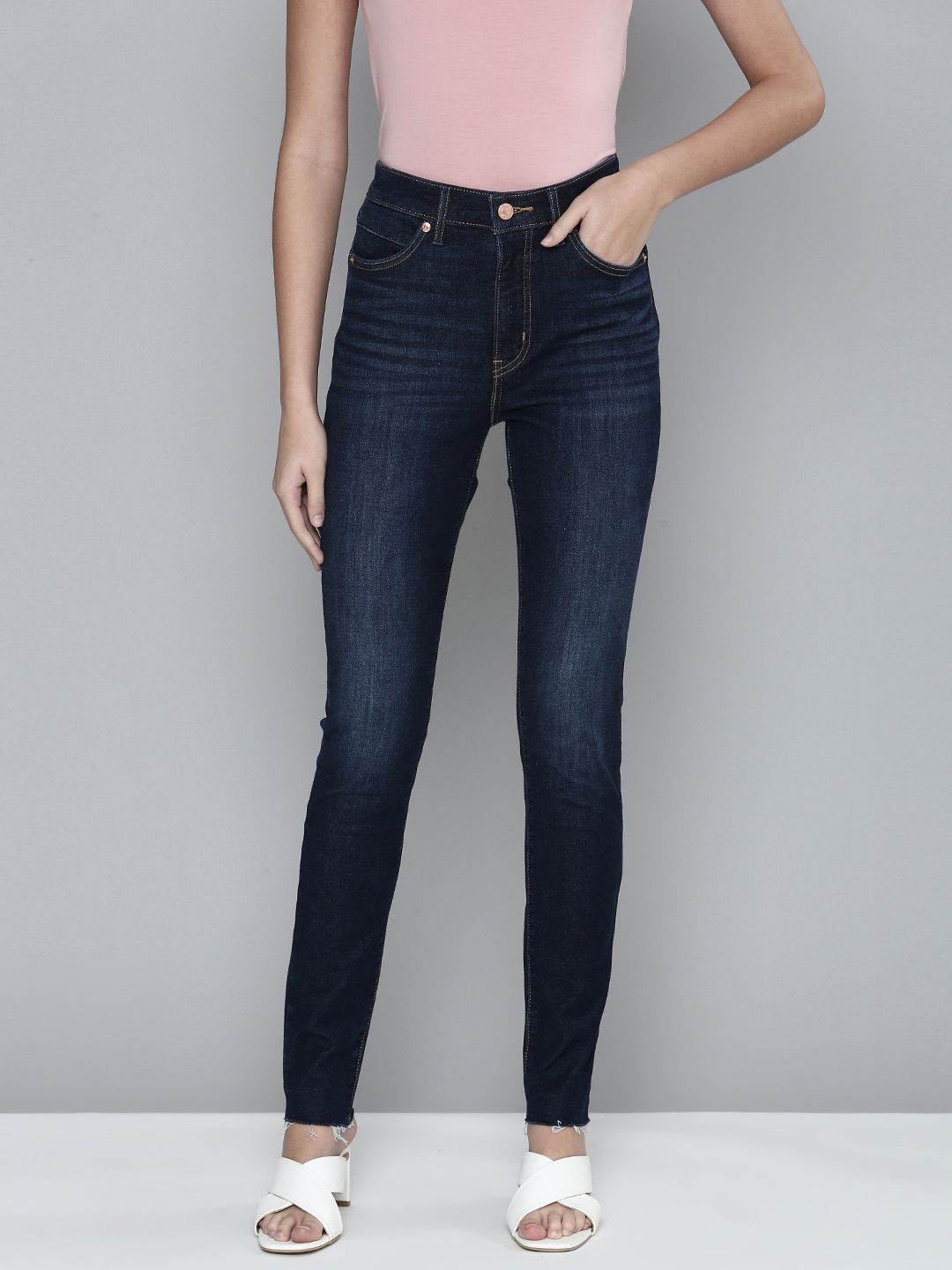 Levis Women Blue Revel Shaping Skinny Fit High-Rise Light Fade Stretchable Jeans Price in India