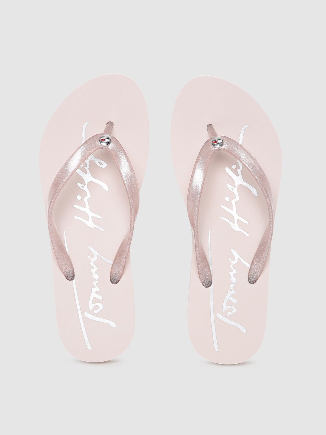 Tommy Hilfiger Women Pink Thong Flip-Flops Price in India