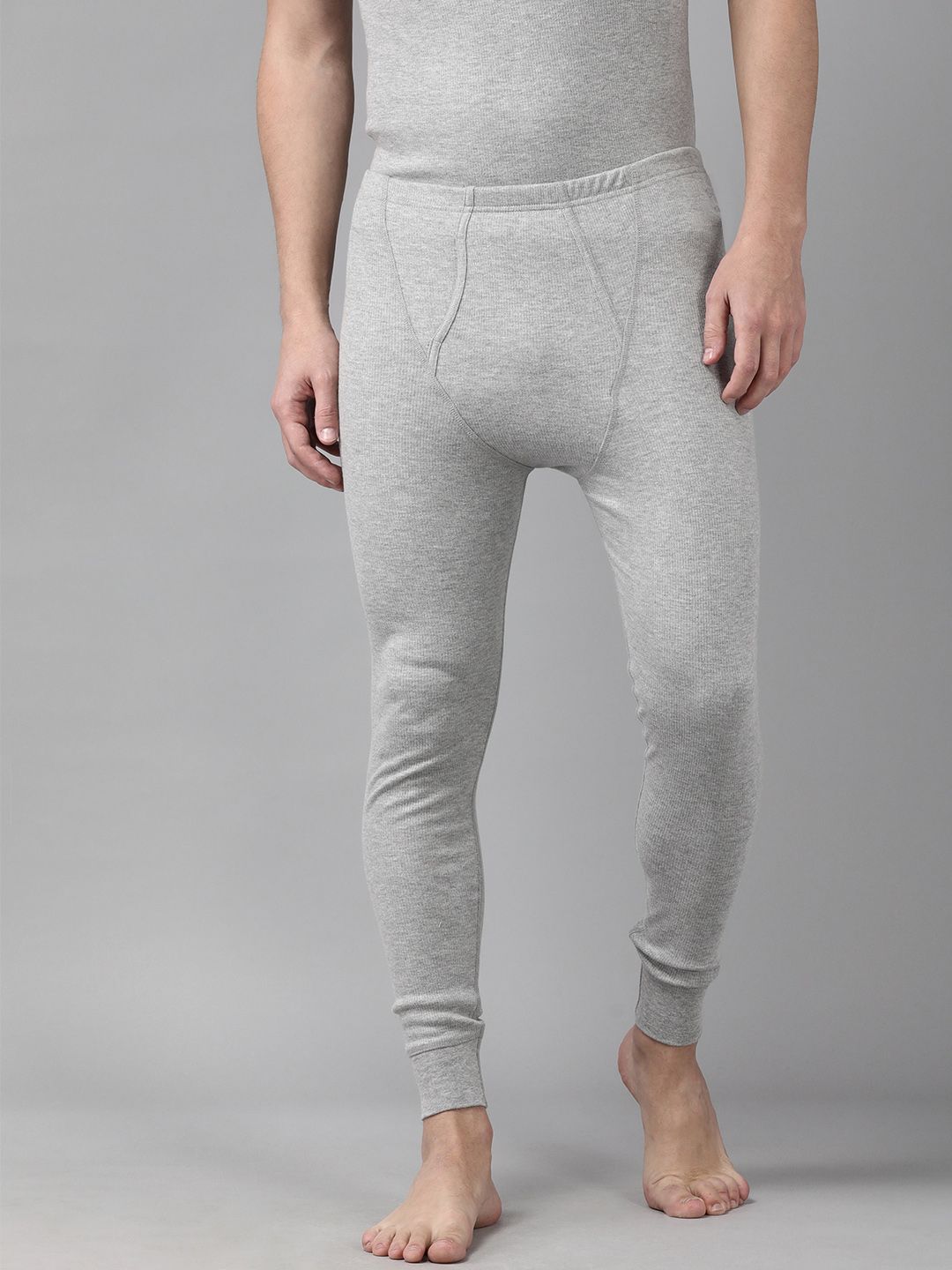 Van Heusen Innerwear Men Solid Warmtech Anti Bacterial Thermal Bottom