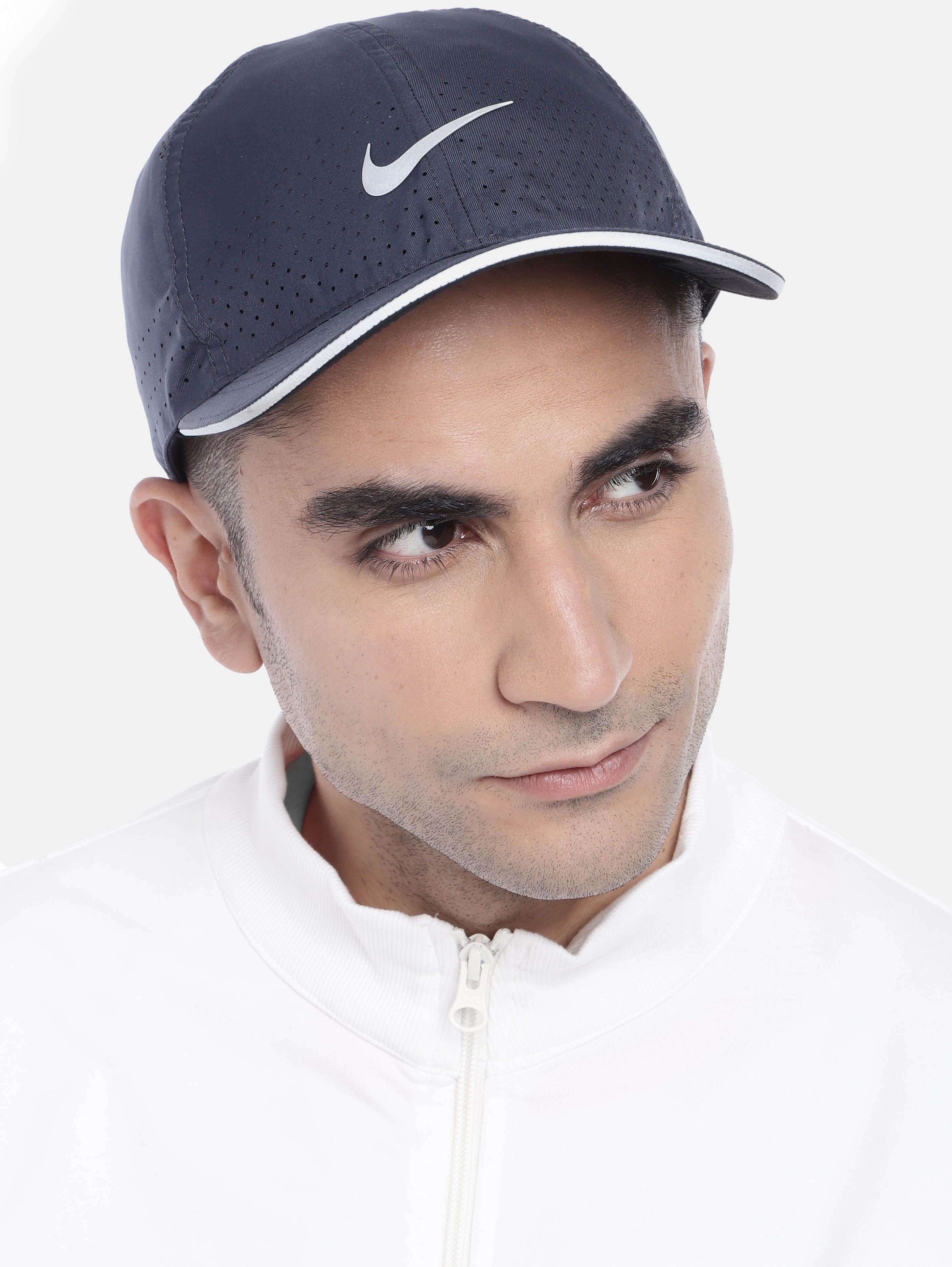Buy Nike Unisex Blue Dri-FIT Aerobill Featherlight Perforated