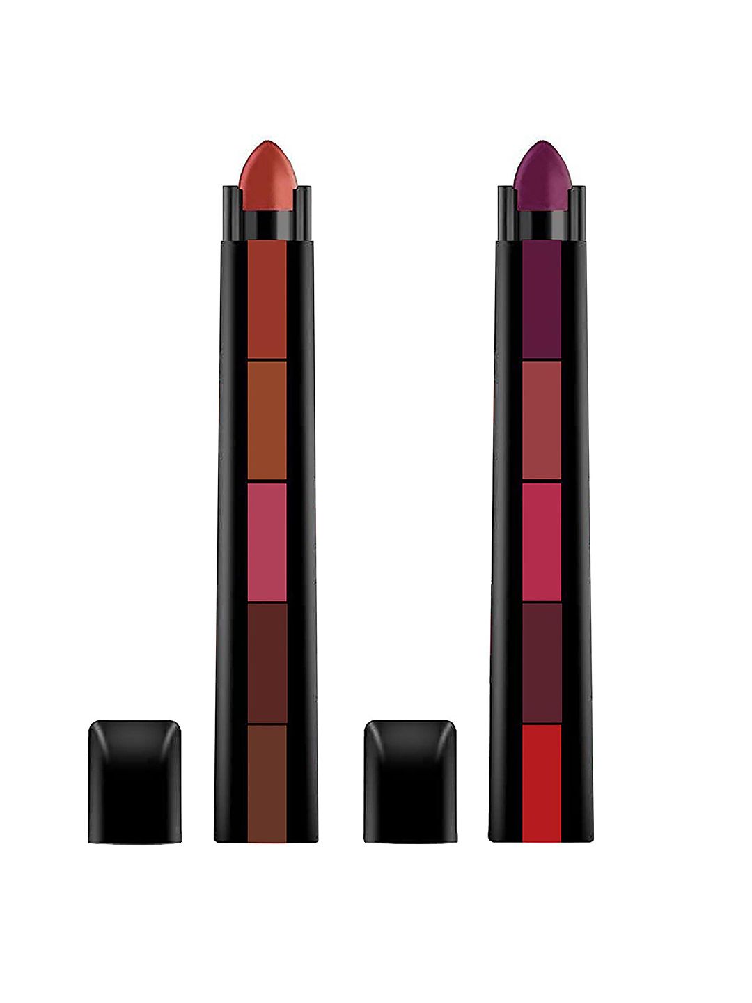 Ronzille Woman Fantastic 5in1 Lipstick PK2 Shade -A,B-Multi Price in India