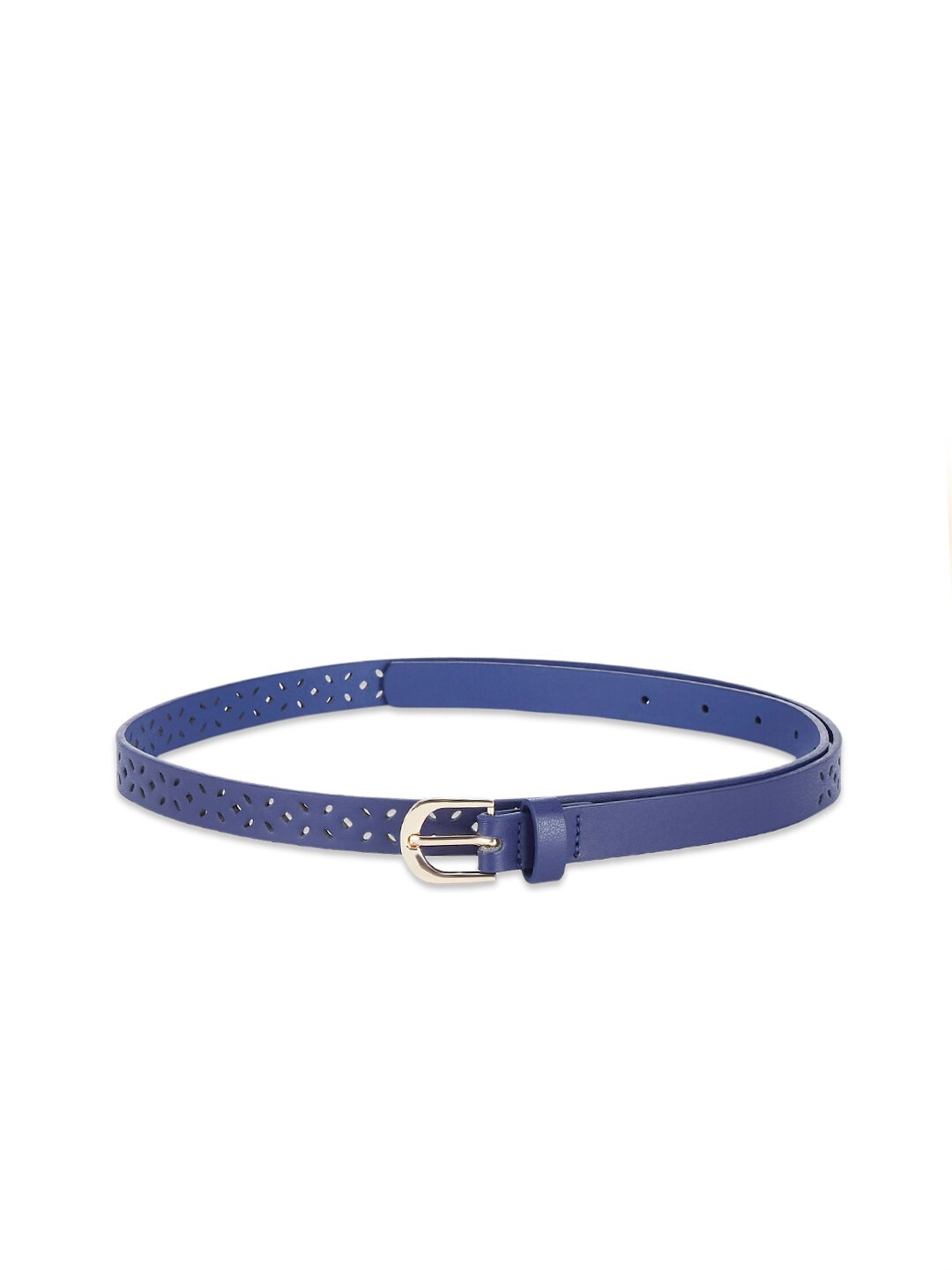 Forever Glam by Pantaloons Women Navy Blue PU Belt Price in India