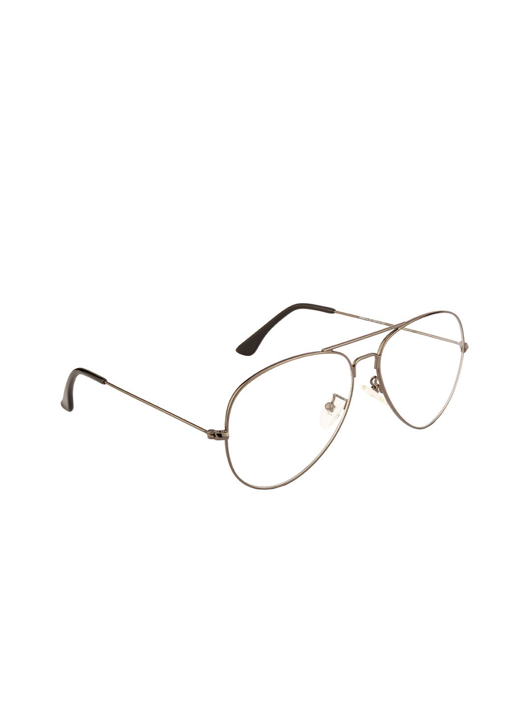 Ted Smith Unisex Grey Full Rim Aviator Frames Price in India