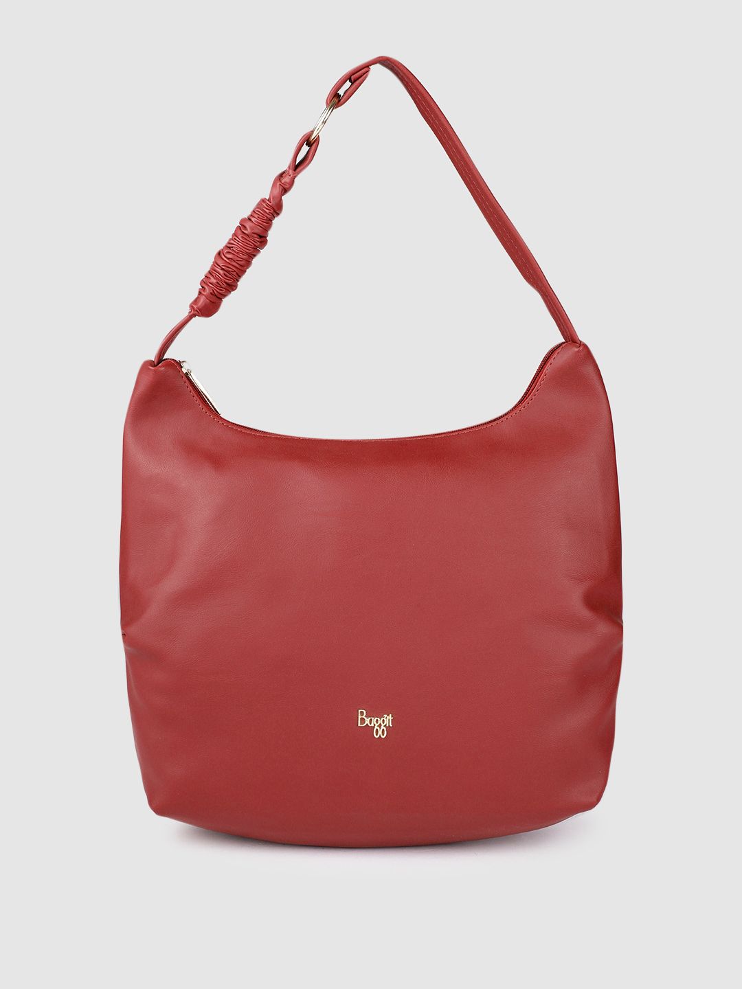 Baggit Red Structured Hobo Bag Price in India