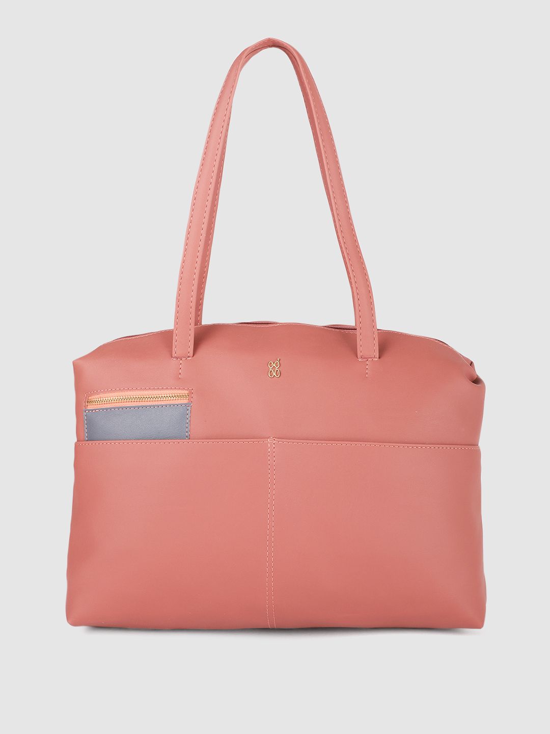 Baggit Pink Structured Shoulder Bag Price in India