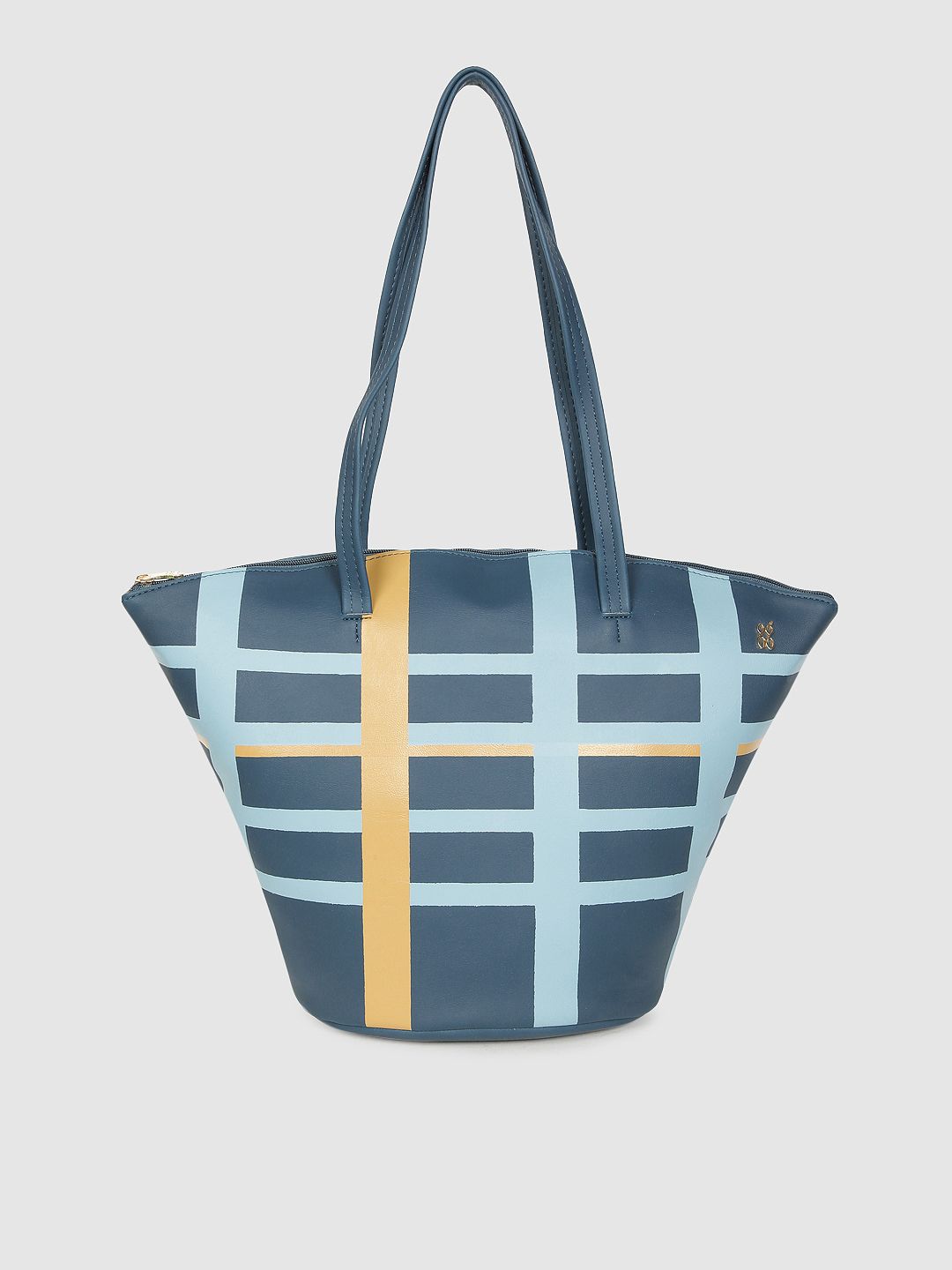 Baggit Navy Blue Striped Shoulder Bag Price in India