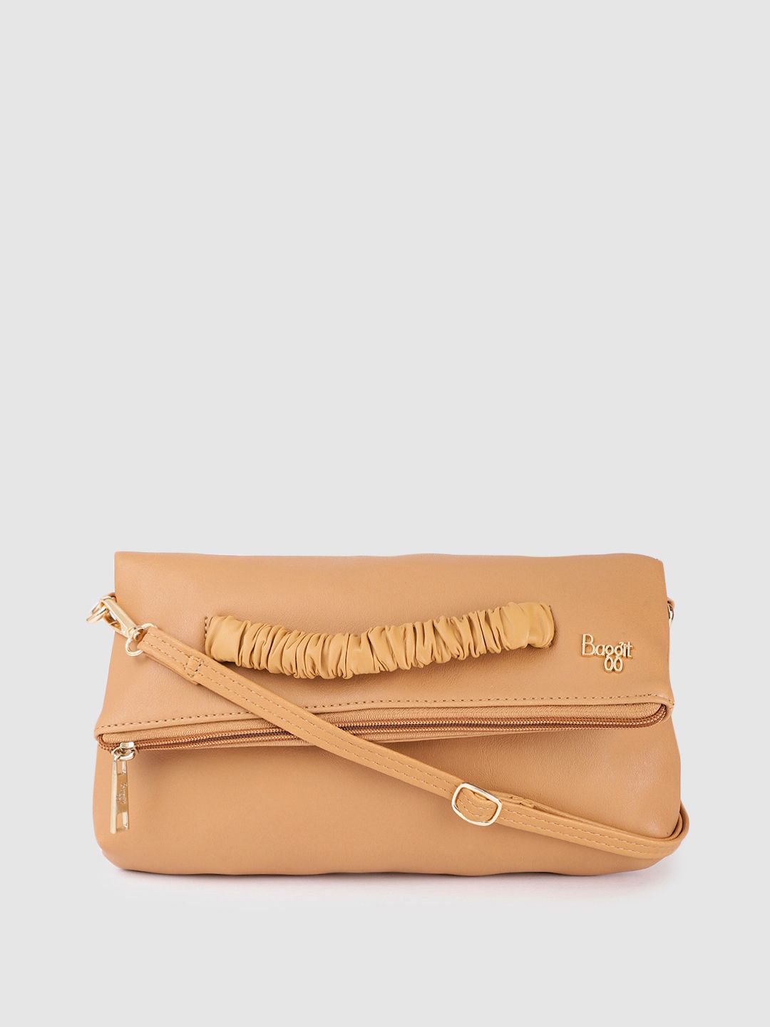 Baggit Beige Structured Sling Bag Price in India