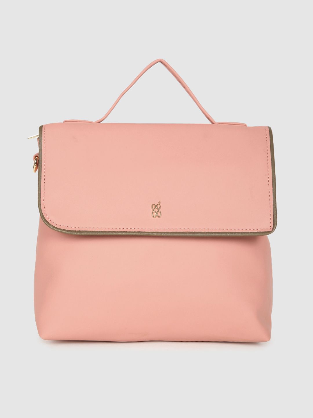 Baggit Pink Solid Satchel Price in India
