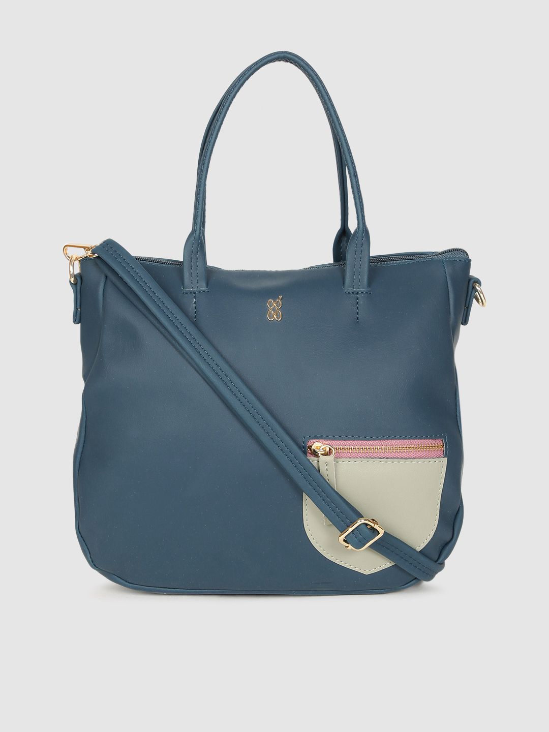 Baggit Teal Blue Handheld Bag Price in India