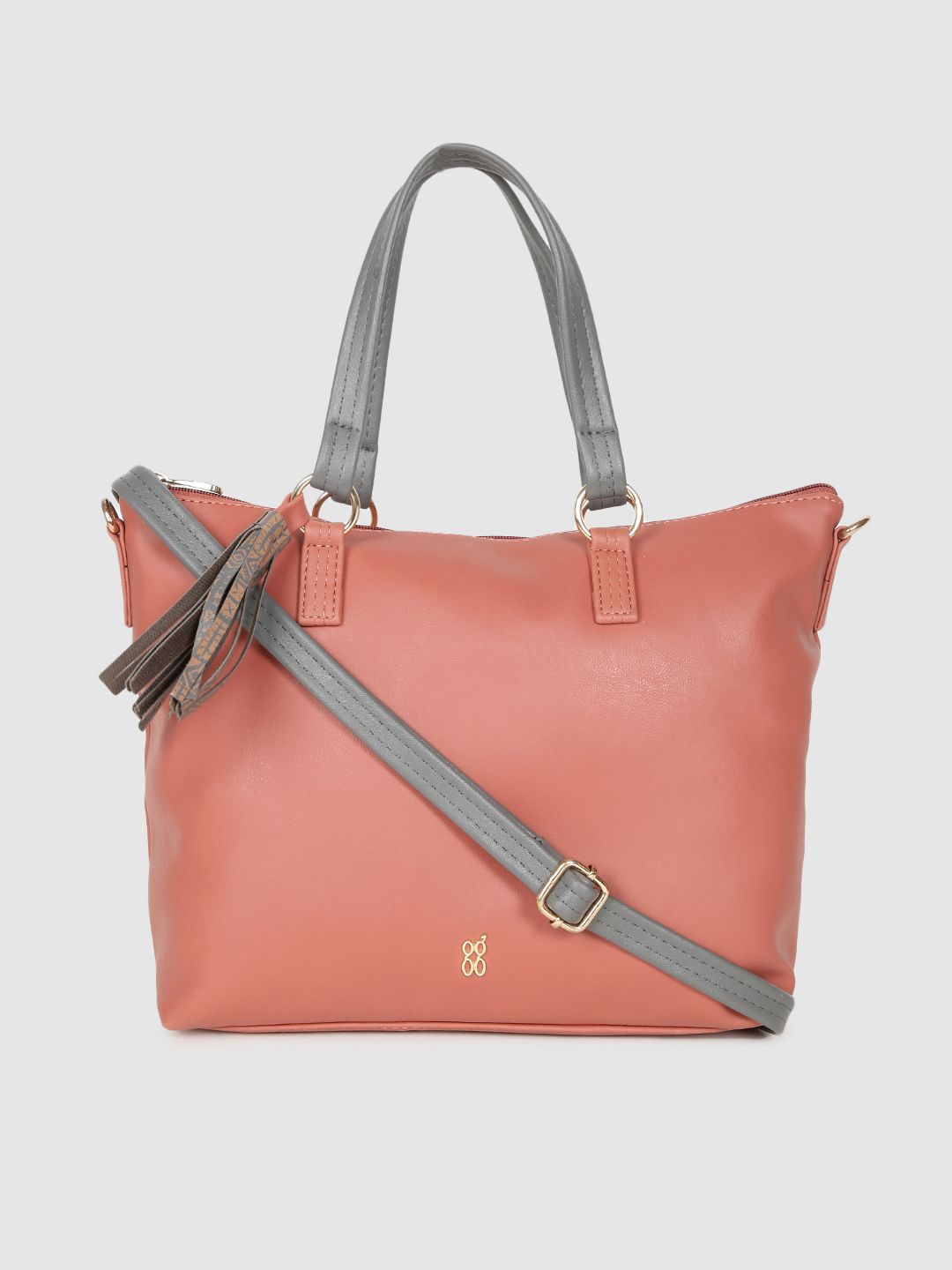 Baggit pink 2024 solid shoulder bag