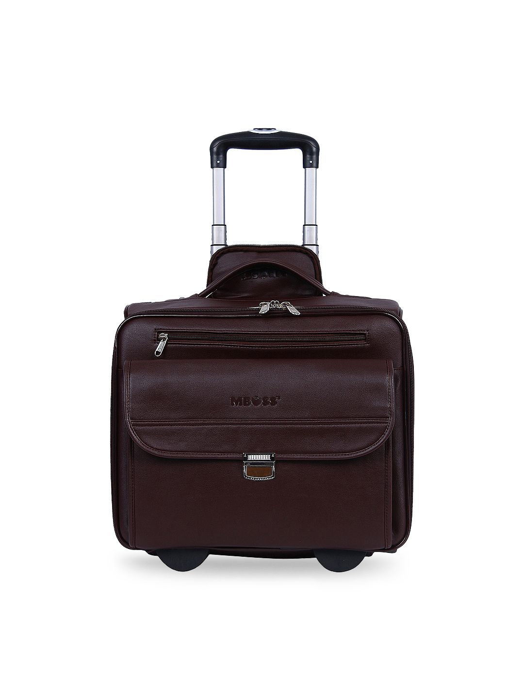 MBOSS Brown Laptop Trolley Bag Price in India