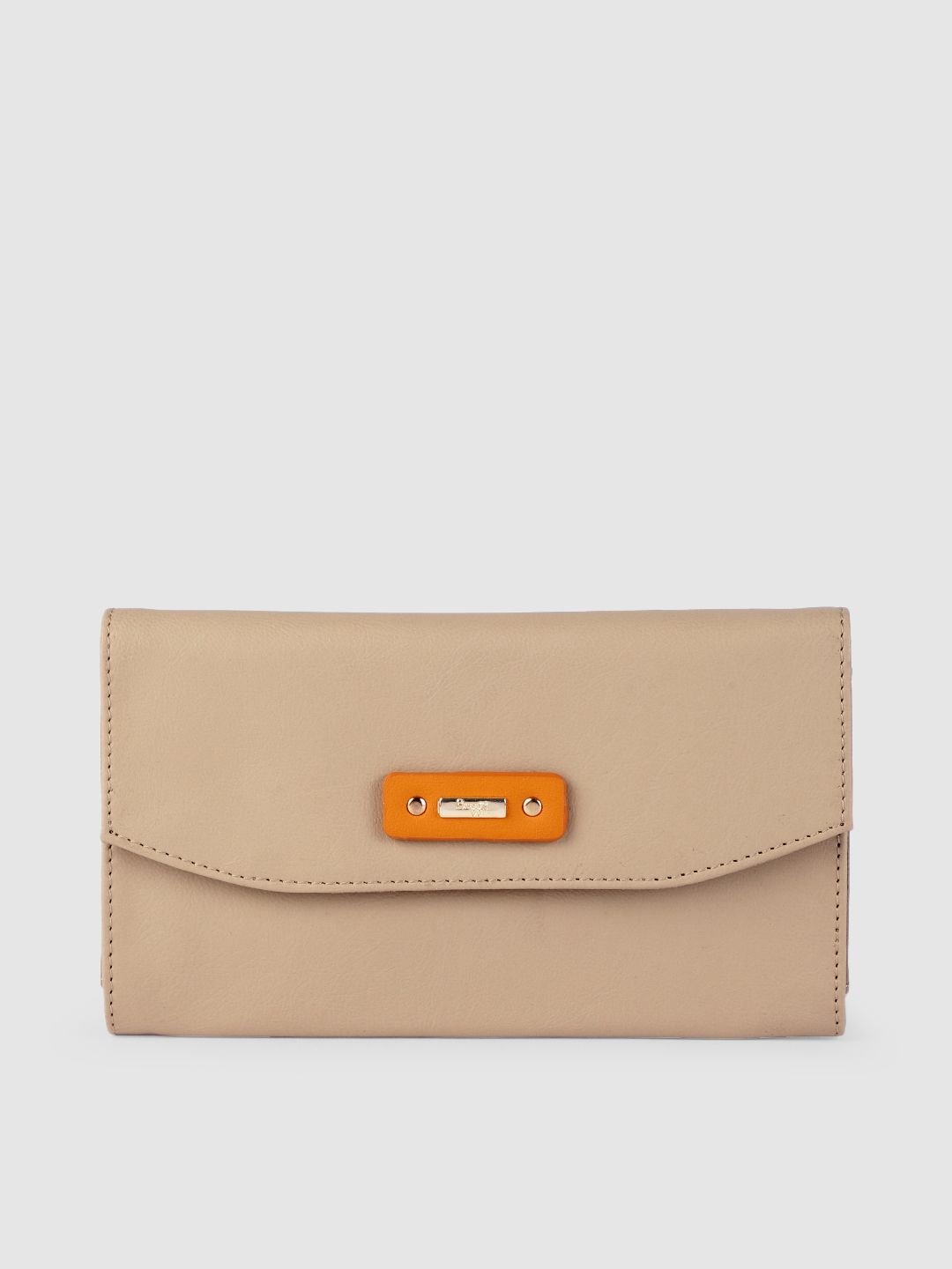 Baggit Women Beige Three Fold Wallet Price in India