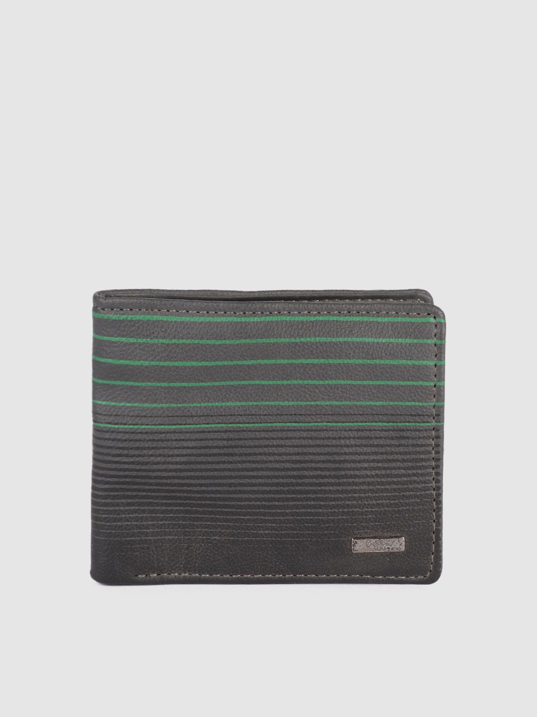 Baggit Women Blue Striped Two Fold Wallet Price in India