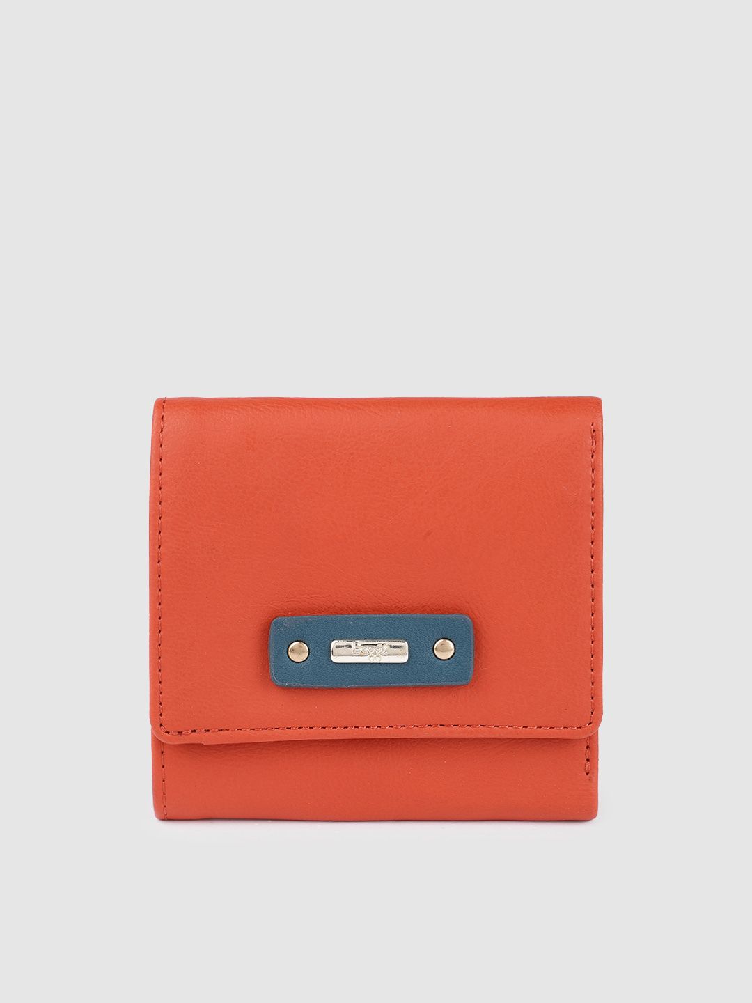 Baggit Women Red Three Fold Wallet Price in India