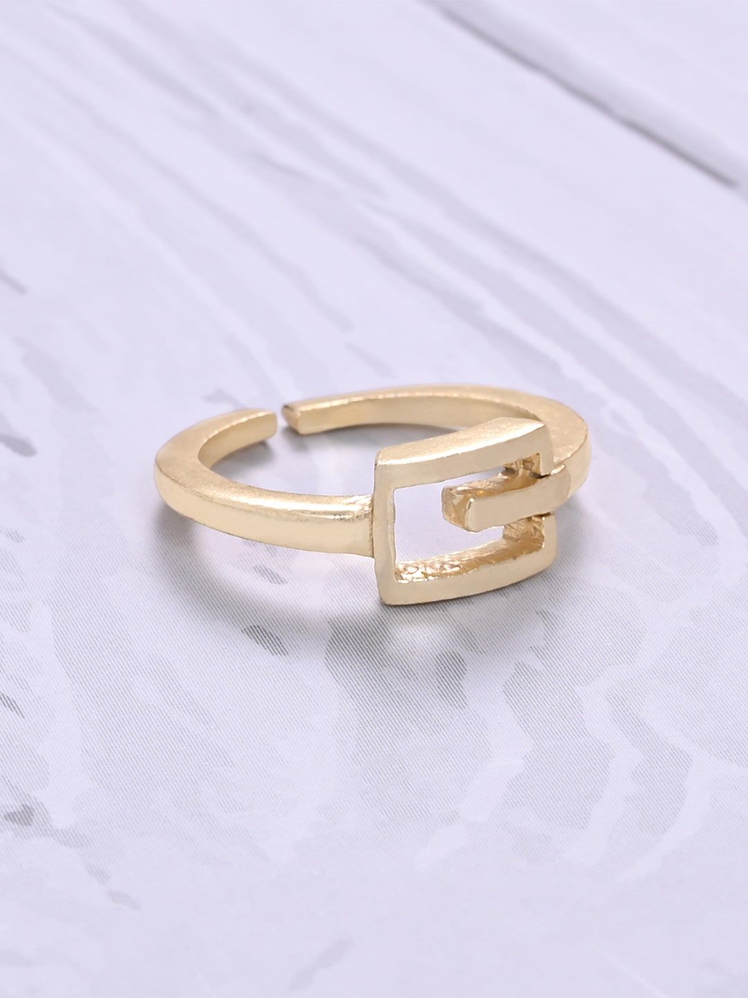Mikoto by FableStreet Women Gold-Plated Adjustable Finger Ring Price in India