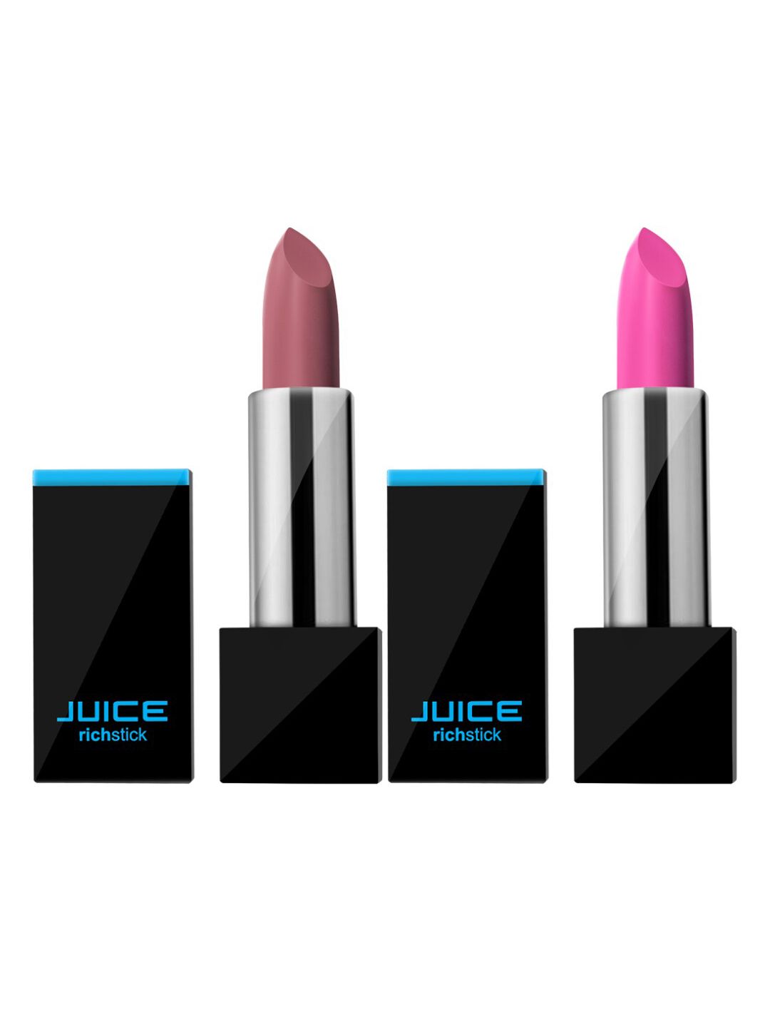 JUICE Set of 2 Richstick Lipsticks- Candyfloss M-1 & Japanesemaple M-91 Price in India