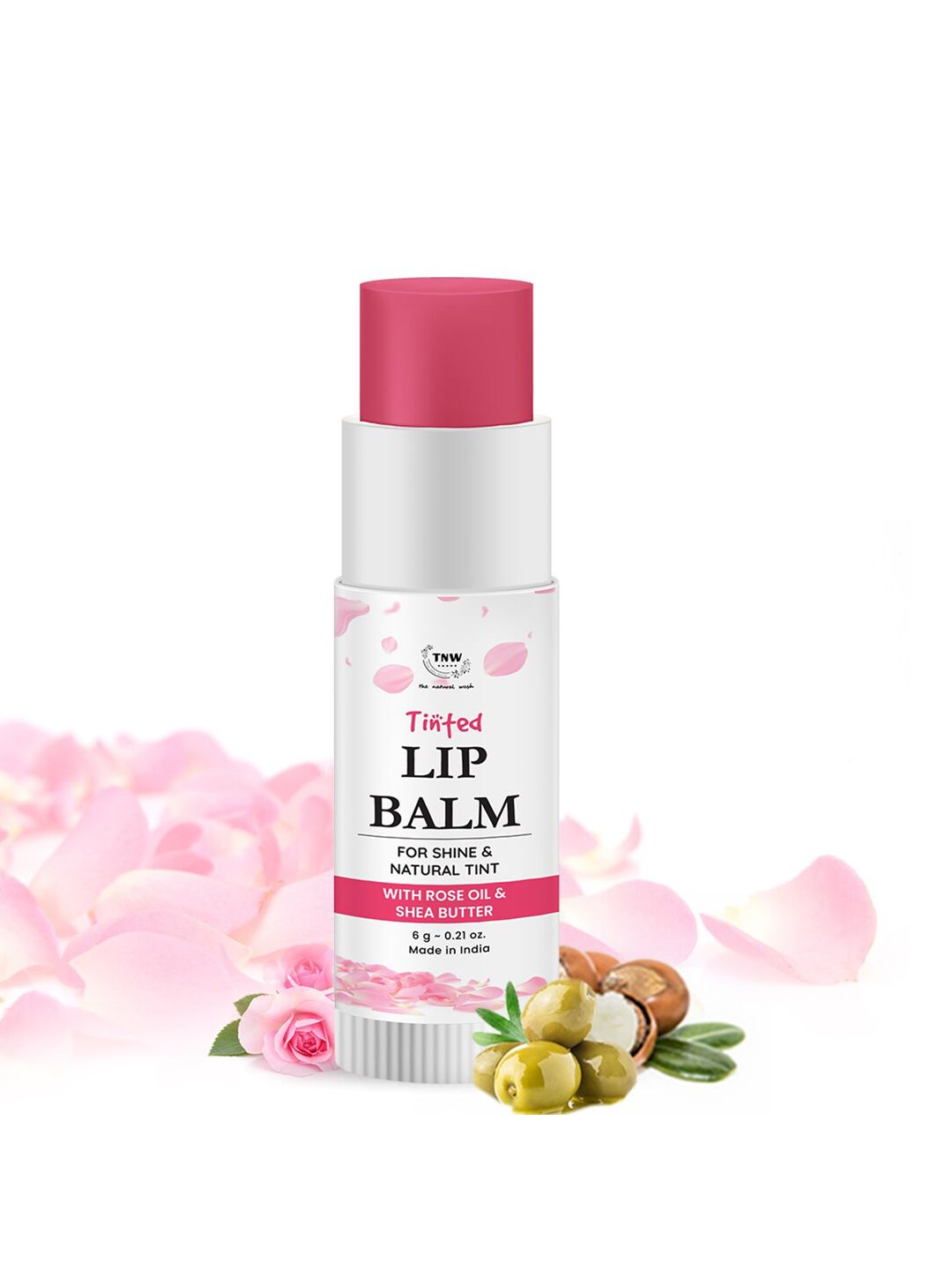 TNW the natural wash Rose Tinted Lip Balm - Pink Price in India