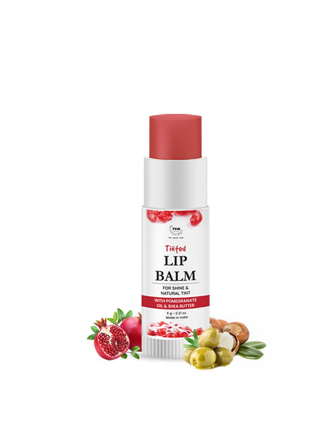 TNW the natural wash Pomegranate Tinted Lip Balm - 6g Price in India