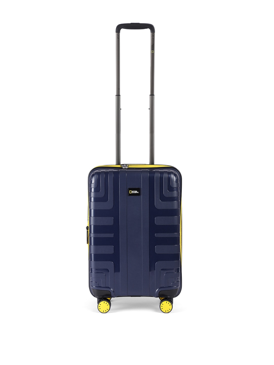 National Geographic Navy Blue Gibraltar Printed Trolley Bag Price in India