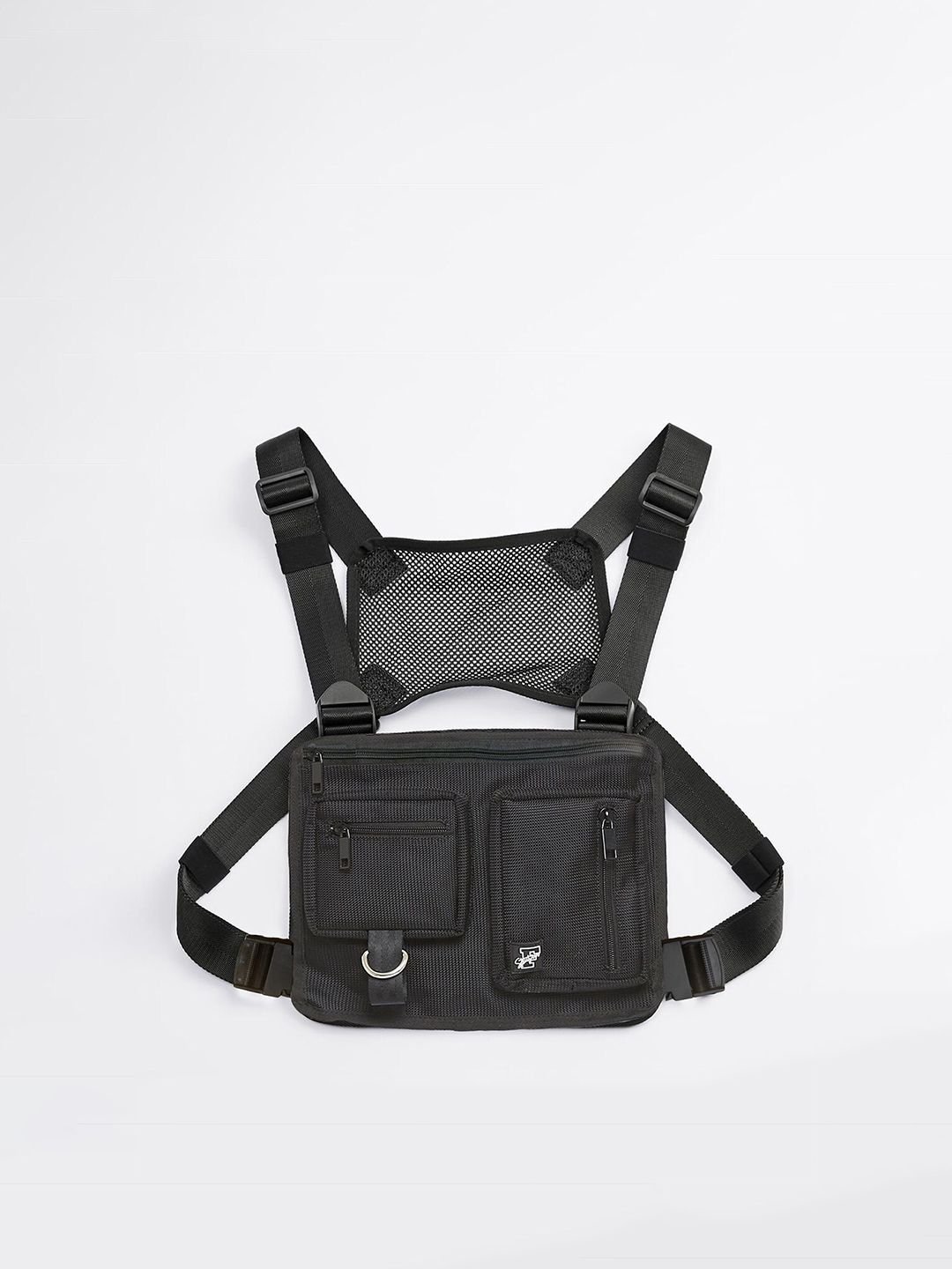 FUGAZEE Unisex Black Pocket Utility Chest Rig Backpack Price in India