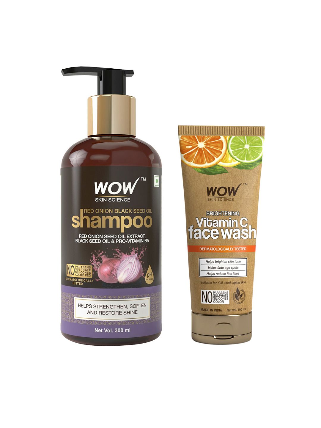 WOW SKIN SCIENCE Set of Shampoo & Facewash Price in India